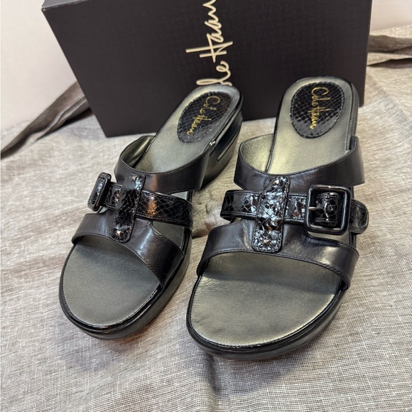 Cole Haan Shoes - Cole Haan Black Sandals Classic Summer Style